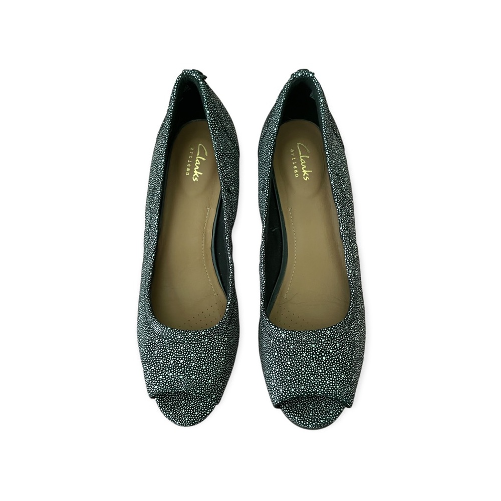 Clarks Artisan Wedge Heels Peep Toe